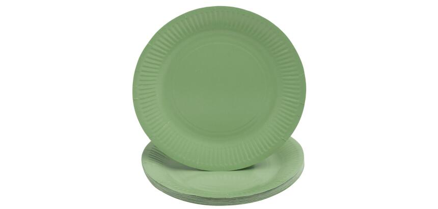 20 round cardboard plates, Ø 23 cm