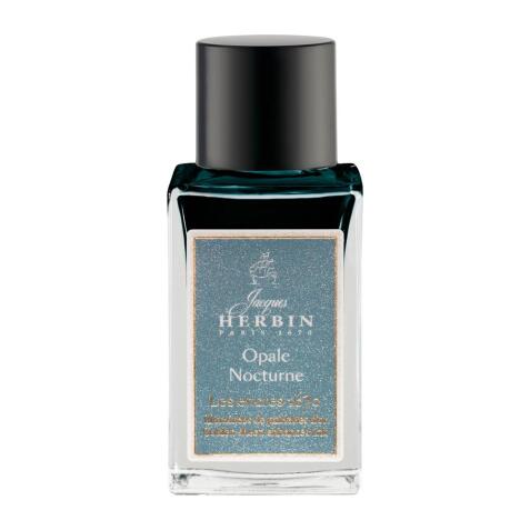 Encre 1670 à paillettes dorées 15ml  - Gris vert