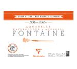 Fontaine bloc collé 4 côtés 20F 18x26cm 300g grain satiné