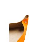 Rhodiarama vide-poche réversible simili cuir italien 12x12x4,5 cm - Beige