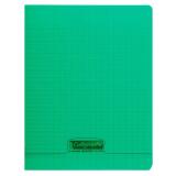 Cahier piqué 8000 POLYPRO 17x22 cm 192 pages grands carreaux 90 g - Vert