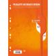 Feuillets mobiles dessin scolaire sous film 7000 A4 100 pages perforées uni 120g