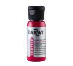 DARWI Flacon de 50 ml de Peinture Textile Opaque - Carmin