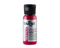 DARWI Flacon de 50 ml de Peinture Textile Opaque - Carmin