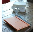 Webnotebook A4 192 pages ligné papier ivoire 90g fermeture élastique - Noir