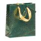Premium sac petit géo or/vert 12x4,5x13,5 cm - Vert
