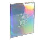 Livre d'or 100 pages tranche argent - Format 27x22cm - GLOSSY - Visuel