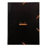 Rhodia chemise à élastiques 3 rabats 24x32 cm - Noir