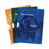 Cahier Travaux Pratiques piqué 7000 24x32 cm 144 pages grands carreaux 70 g + uni 90 g - Assortis