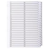 Div Mylar Dividers A4 White 1-50 - White