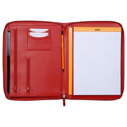 Rhodiarama grand conférencier pour bloc ou carnet format A4 - Coquelicot