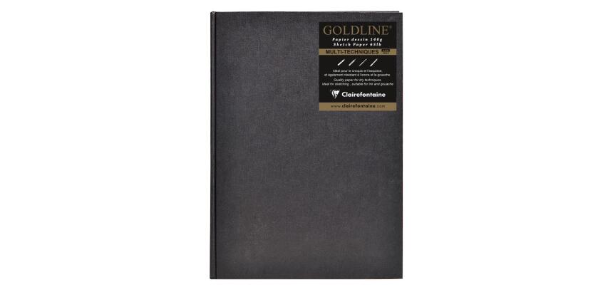 Goldline carnet cousu collé 64F A4 140g F - Ivoire
