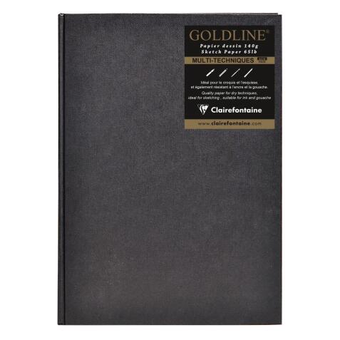 Goldline carnet cousu collé 64F A4 140g F - Ivoire