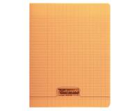 Cahier piqué 8000 POLYPRO 24x32 cm 48 pages grands carreaux 90 g