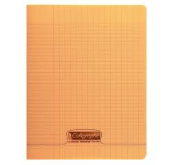 Cahier piqué 8000 POLYPRO 24x32 cm 48 pages grands carreaux 90 g