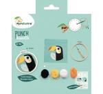 Punch Needle, Toucan - Bleu