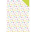 CARTON DÉCOR, Paquet de 40 feuilles 160g/m2 au format 25x35cm - Gribouillage - Multicolore