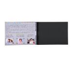 Album photos à spirales 50 pages noires pour photos de classe - 32x22 cm - Visuel