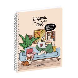 Agenda de bureau Gomargu 15 x 21 cm Semainier Janvier à Décembre 2026 - Visuel