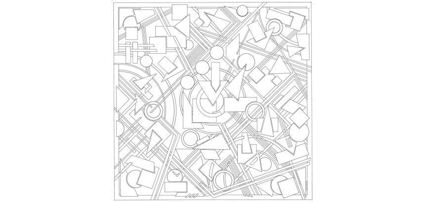 Carré 100% soie - 90x90cm Absquare - Blanc