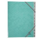 Trieur polypropylène recyclé 12 compartiments Maïa - Couleurs assorties