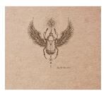 Flying Spirit carnet cousu 50F 15,5x15,5cm 90g - Kraft brun