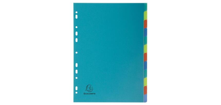 Dividers Forever PP A4 12 Part - Assorted colours