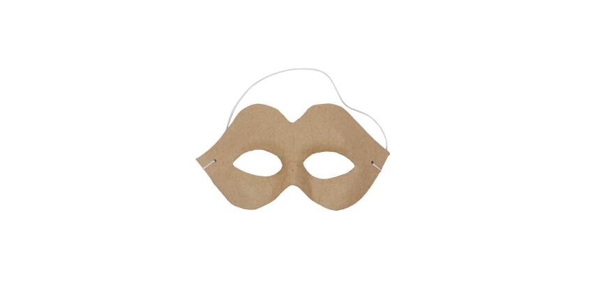 Masque charme 5x16x9,5cm - Kraft