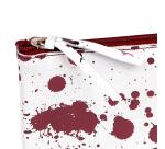 COSMICUIR CUIR Lisse Trousse plate 22x11 cm Cerise