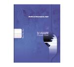 Musique & Chant piqué 7000 17x22 cm 48 pages grands carreaux/portées 70 g - Assortis