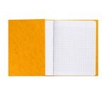 Protège cahier carte lustrée 225g - 17x22 cm - Jaune