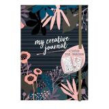 MY CREATIVE JOURNAL, Carnet de 208 pages au format 14,8x21cm - Mystery