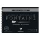 Fontaine Noir album spiralé 12F 19x26cm 300g grain fin