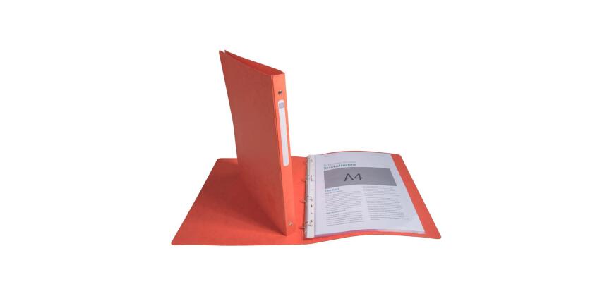 Classeur 4 anneaux 15mm carte lustrée - A4 - Couleurs assorties