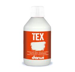 DARWI Flacon de 250 ml de Peinture Textile Opaque - Blanc