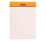 Bloc agrafé Rhodia le R N°12 8,5x12 cm 70 feuillets uni 90g - Noir