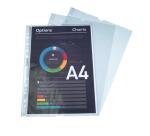 Bloc exacompta pochettes perforees detachables lisse   11 trous 55 microns 210x297   mm 50 unites