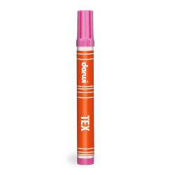 DARWI Marqueur Peinture Textile Pointe Conique Fine 3mm - Rose