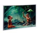 Cadre photo mural aluminium A3 - Argent