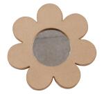 Miroir fleur à suspendre - Kraft