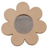 Miroir fleur à suspendre - Kraft