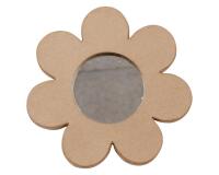 Miroir fleur à suspendre - Kraft