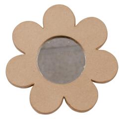 Miroir fleur à suspendre - Kraft