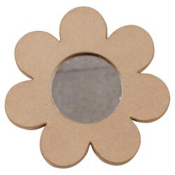 Miroir fleur à suspendre - Kraft