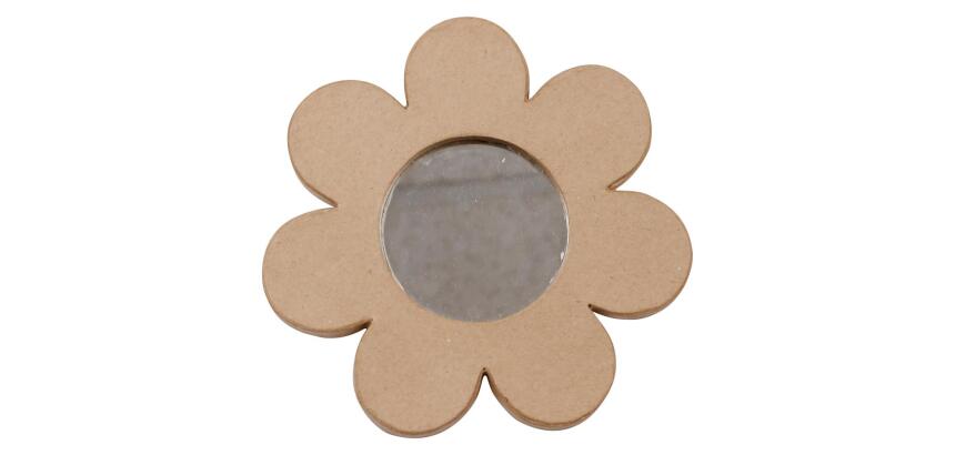 Miroir fleur à suspendre - Kraft