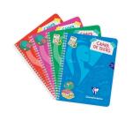 Mimesys cahier de textes reliure intégrale 17x22cm 144 pages grands carreaux couverture polypropylène Couleur aléatoire - Assortis