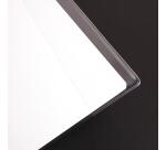 Protège-cahiers cristalux avec rabats marque-pages PVC 22/100ème A4 - Incolore
