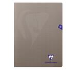 Cahier piqué Mimesys 24x32cm 48 pages petits carreaux couverture polypropylène