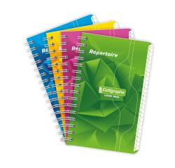 Répertoire reliure intégrale 7000 9x14 cm 100 pages petits carreaux 70 g - Assortis