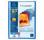 Protège-documents en polypropylène semi rigide Kreacover® Opaque 40 vues - A4 - Couleurs assorties